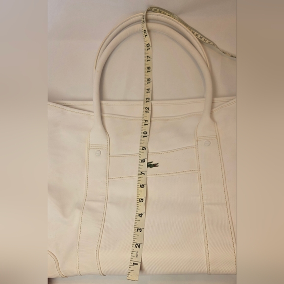 Lacoste Women's Cream Tote Bag - Picture 12 of 15